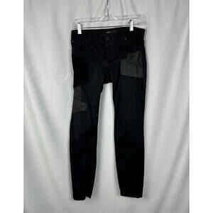 Maje H15 Patchy Black Jeans Denim Black Size 38 FR, 30 W